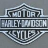 Harley Davidson Black and Chrome Emblem