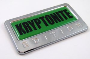 Kryptonite Edition 3D Chrome Emblem