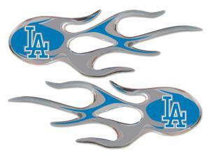 Los Angeles Dodgers Domed Flame Decals