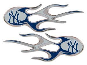 New York Yankees Domed Flame Decals
