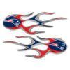 New England Patriots Domed Flame Decals