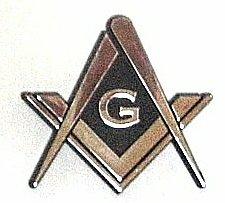 Masonic Chrome Car Emblem