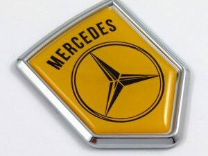 Mercedes CREST 3D adhesive chrome car emblem