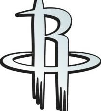 Houston Rockets Chrome Emblem