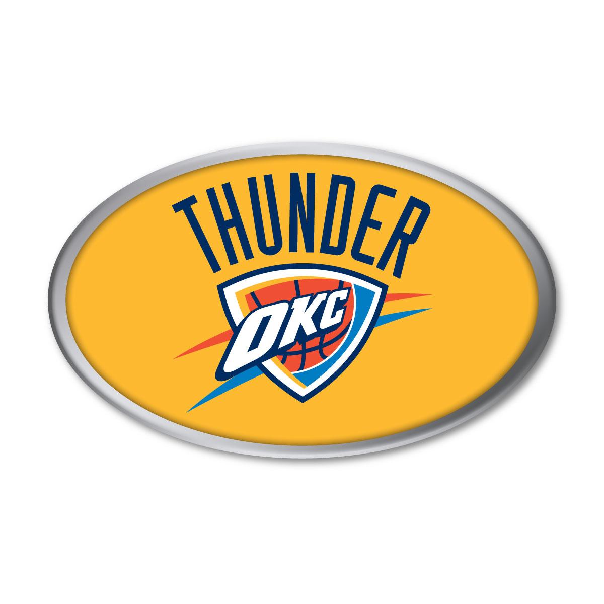 Oklahoma City Thunder Color Domed Decal.jpg