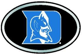 Duke Blue Devils Color Auto Emblem