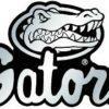 Florida Gators Silver Auto Emblem