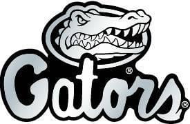 Florida Gators Silver Auto Emblem