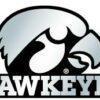 Iowa Hawkeyes Silver Auto Emblem
