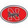 Nebraska Huskers Color Auto Emblem