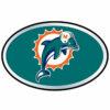 Miami Dolphins Color Auto Emblem