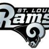 St Louis Rams Chrome Emblem