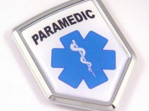 Paramedic 3D Chrome Crest Emblem