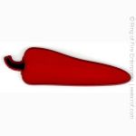Red Chili Pepper Emblem