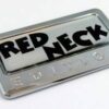 Red Neck Edition 3D Chrome Auto Emblem