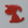 Dog Symbol - Red
