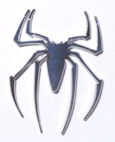 Spider Emblem CHROME METAL
