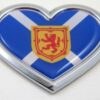 Scotland HEART 3D Adhesive Emblem