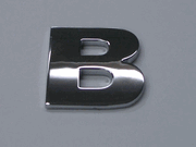 Small Chrome Letters B