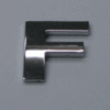 Small Chrome Letters F