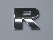 Small Chrome Letters R