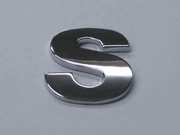 Small Chrome Letters S