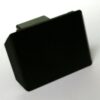 Black Solid Metal Hitch Cover