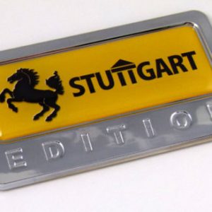 Stuttgart Edition 3D Chrome Emblem
