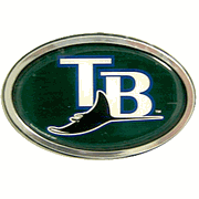 Tampa Bay Devil Rays Color Auto Emblem