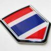 Thailand Thai Flag Crest Decal Car Chrome Emblem Sticker