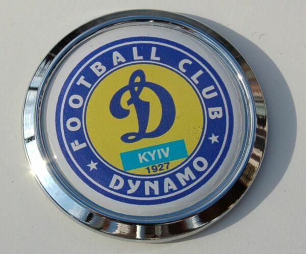 Ukraine Dinamo Kyiv Chrome Emblem Decal Car Sticker