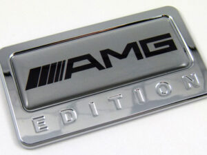 amg special edition adhesive chrome emblem
