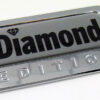 diamond special edition adhesive chrome emblem