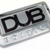 dub special edition adhesive chrome emblem