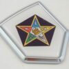 eastern star shield 3D CREST Chrome Emblem