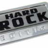 hard rock silver special edition adhesive chrome emblem