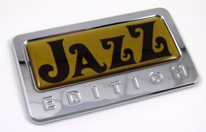 jazz gold special edition adhesive chrome emblem