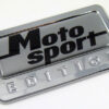 motosport special edition adhesive chrome emblem