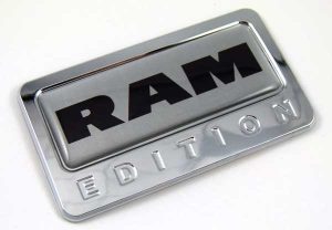 ram special edition adhesive chrome emblem