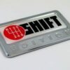 shift edition 3D chrome automobile emblem
