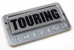 touring special edition adhesive chrome emblem